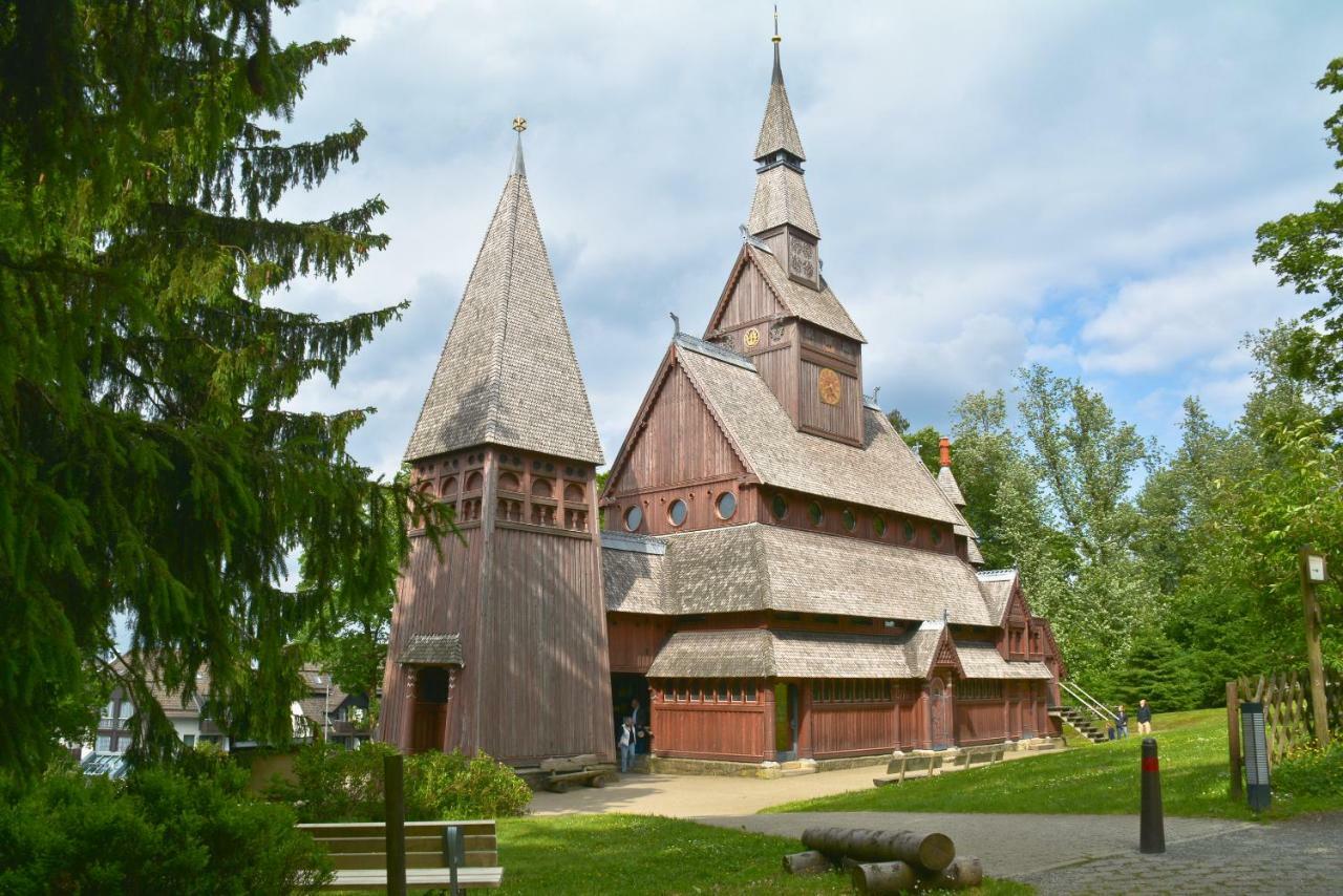 Villa Ferienblockhaus Auerhahn & Luchs Goslar Esterno foto